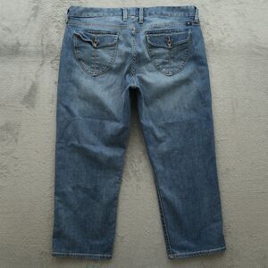 Lucky Brand Jeans Women's Size 14/32 Blue Mid-Rise Sweet Crop Denim 24.5" Inseam